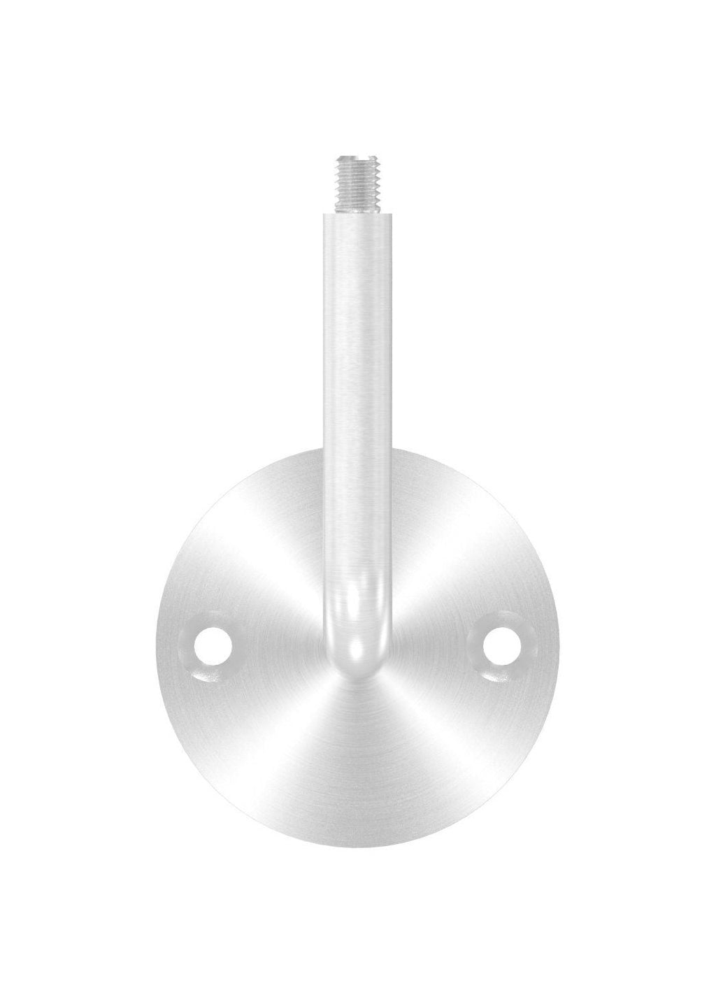 verschraubter Handlaufhalter mit Außengewinde M8, V2A
