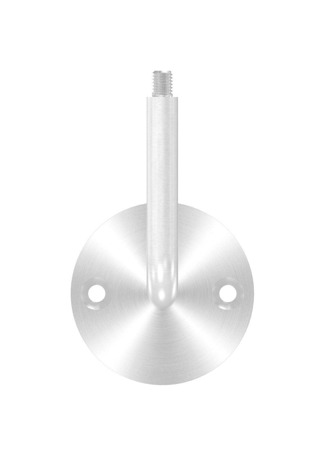 verschraubter Handlaufhalter mit Außengewinde M8, V2A