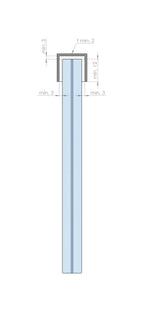 Kantenschutzprofil BASIC, V2A