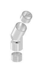 Verbinder mit Gelenk für Holzhandlauf Ø 42 mm, V2A