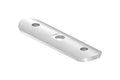 Handlaufanschlussplatte für Rohr Ø 42,4 mm, zum Verschrauben, V2A