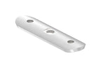 Handlaufanschlussplatte für Rohr Ø 42,4 mm, zum Verschrauben, V2A