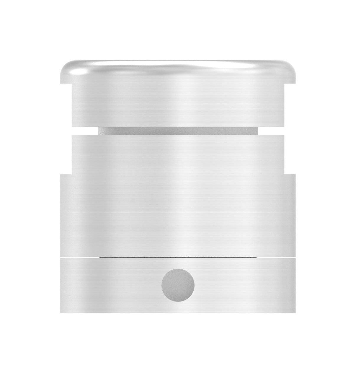 BRENK-fix® Grundhalter für Vierkantstäbe 12 x 12 mm, mit Innengewinde M8 / Alu, V2A