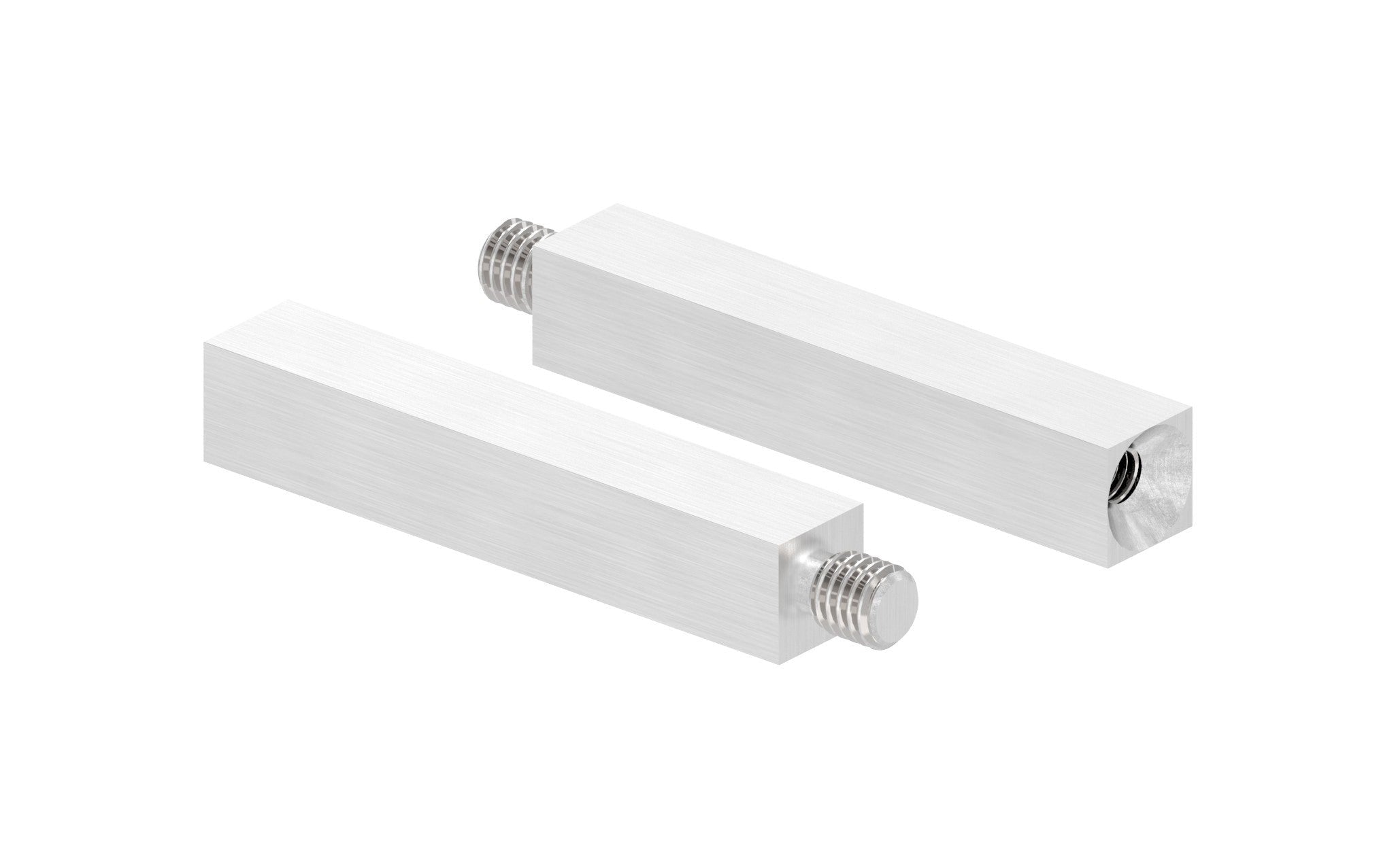 Stift Edelstahl, 1 x Außengewinde, 1 x Innengewinde, V2A