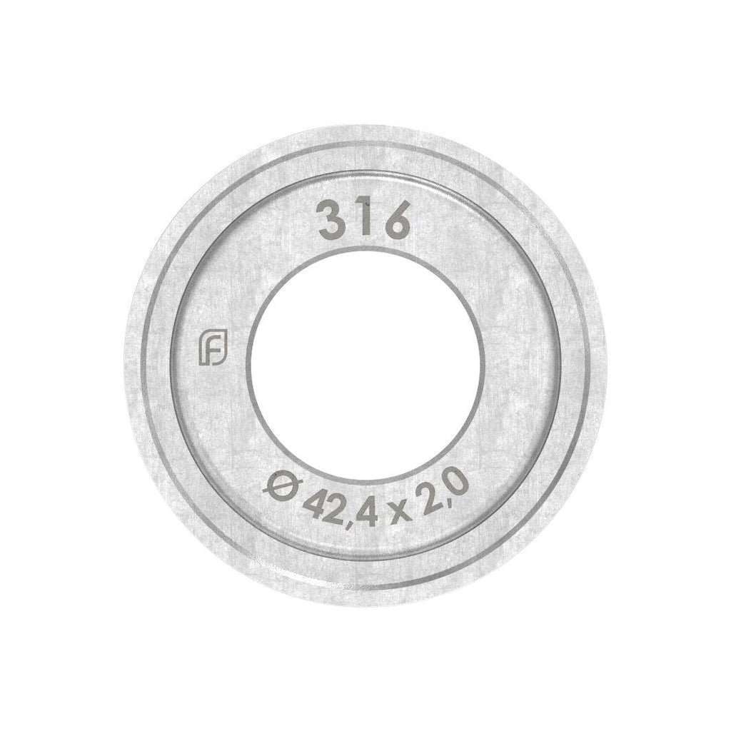 Nutrohr-Adapter auf Steckverbinder für Rohr Ø 42,4 mm, V4A