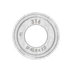 Nutrohr-Adapter auf Steckverbinder für Rohr Ø 42,4 mm, V4A