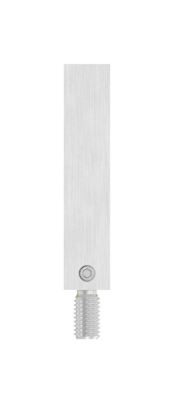 Stift Edelstahl, quadratisch, drehbar 360°, 1 x Außengewinde, 1 x Innengewinde, V2A