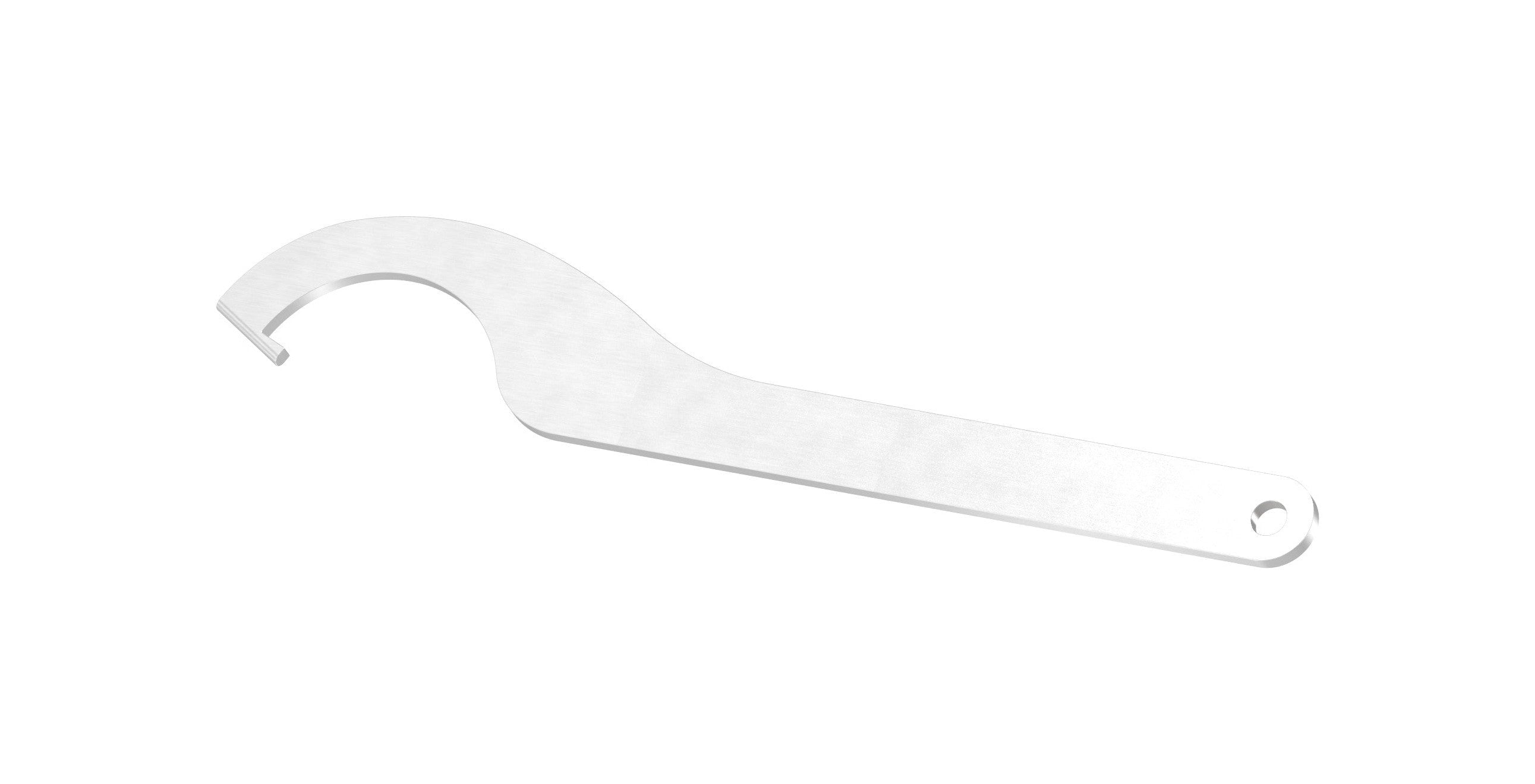 Hakenschlüssel für Glaspunkthalter Ø 62 mm, V2A