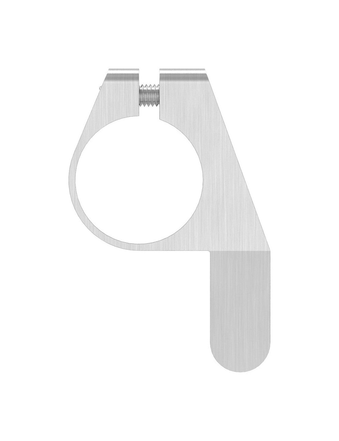 Stopper für Glastürhalter mit Einzelrollwagen, Ausführung rechts oder links, V2A