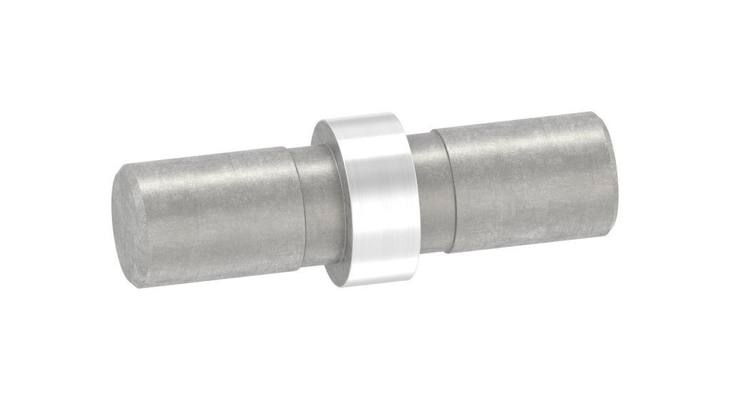Rohrverbinder zum Stecken oder Kleben, für Rohr 12 x 1,5 mm, V2A