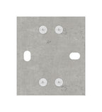 Edelstahl Wandbefestigung für Geländerpfosten zum Spannen, Platte 130 x 150 x 8 mm, V2A