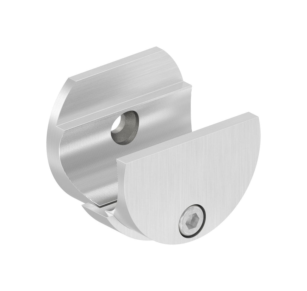 Wandhalter für Laufschiene, zum Klemmen, für Glasschiebetürsystem, V2A