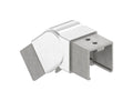 flexibler Verbinder für Quadrat-Nutrohr, abwärts 25-55°, V4