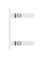 Edelstahl Wandbefestigung für Geländerpfosten zum Spannen, Platte 130 x 150 x 8 mm, V2A