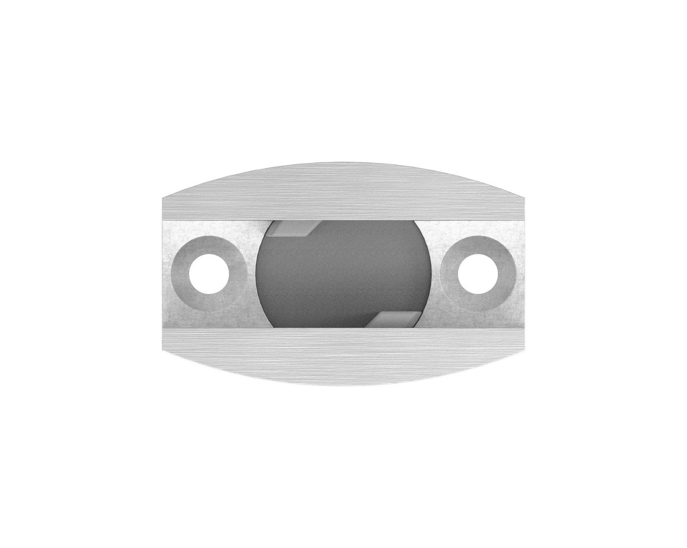 Bodenführung für Glasschiebetür, einstellbar, V2A