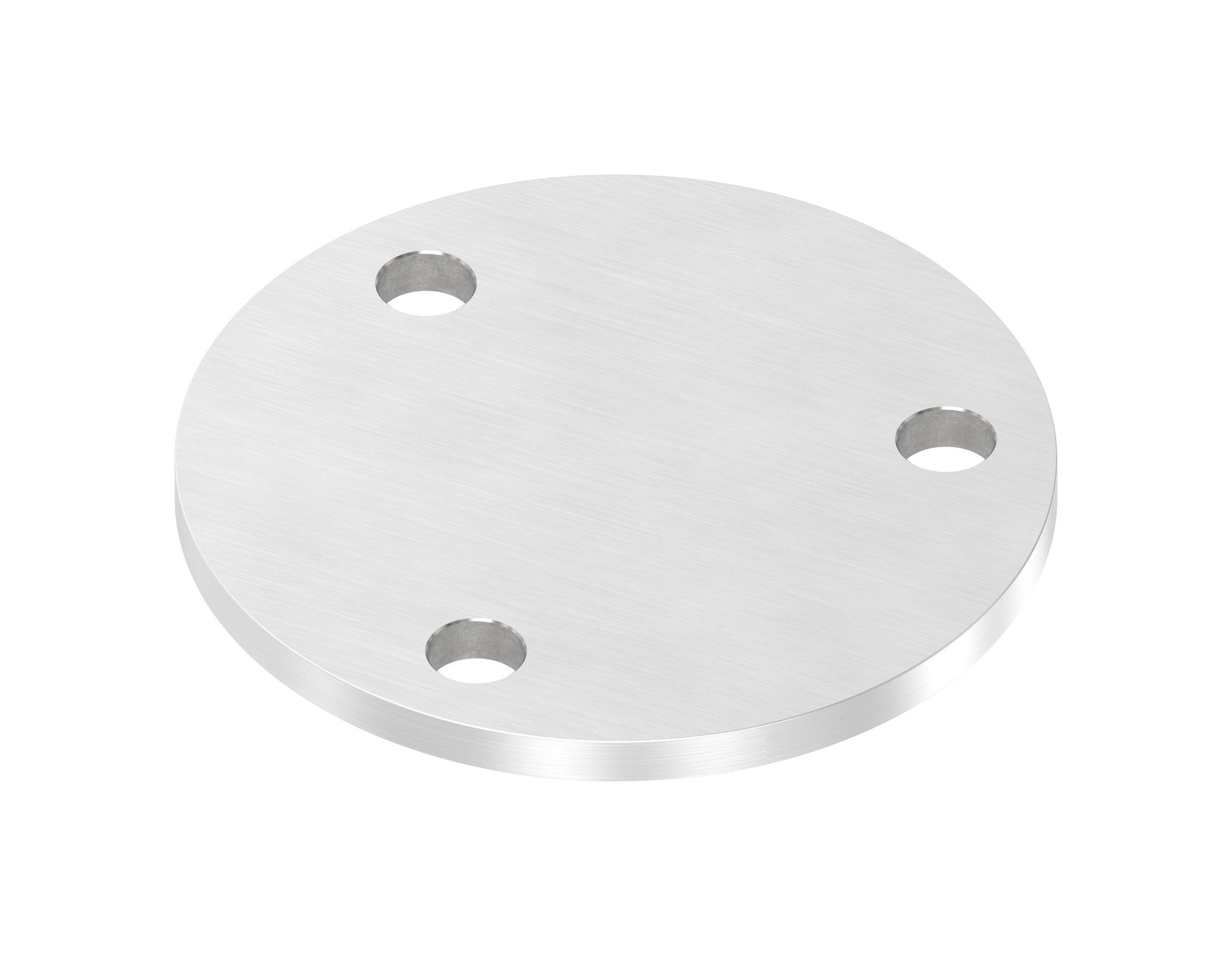Ankerplatte Ø 100 x 6 mm, Bohrung 11 mm, mit Längsschliff