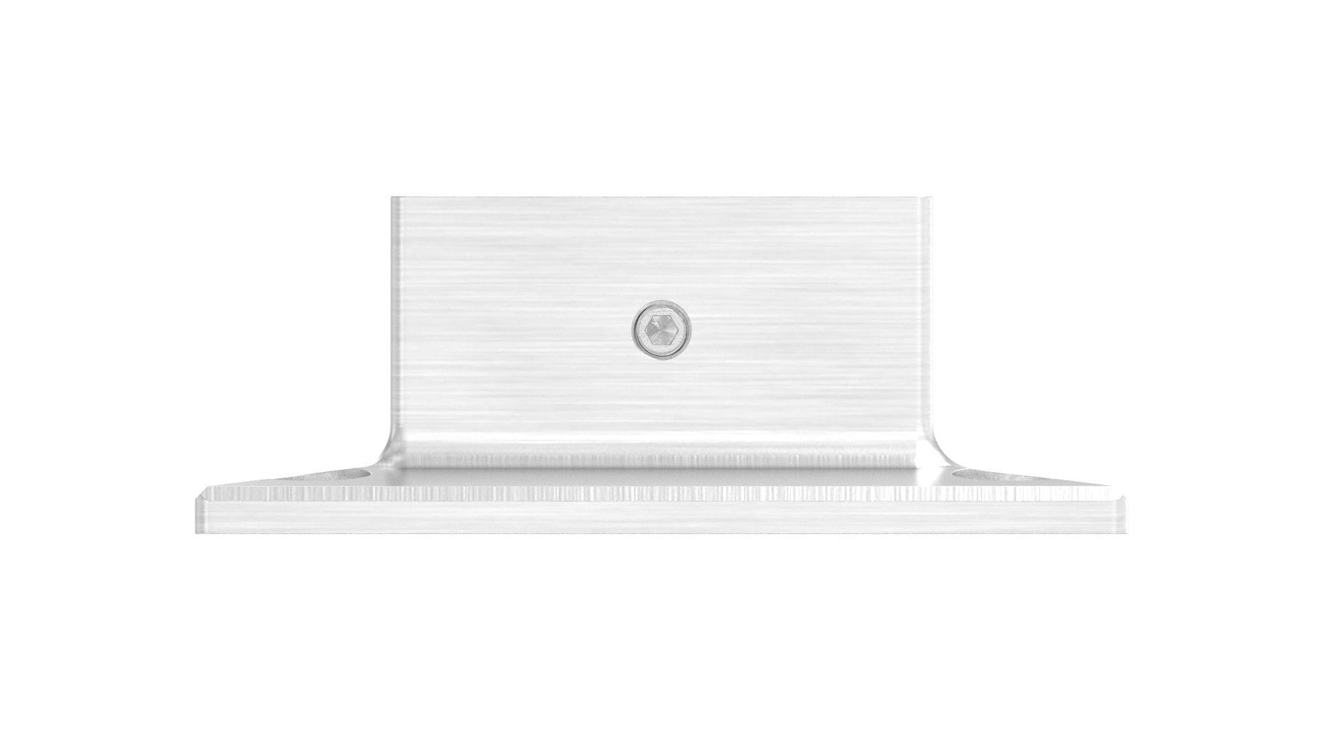Wandhalter für Quadrat-Nutrohr 40 x 40 x 1,5 mm, V2A / V4A