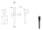 Stockschraube M10 x 80 mm, V2A