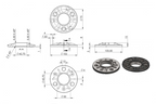 Zeichnung Ankerplatte Ø 103,5 x 8 mm
