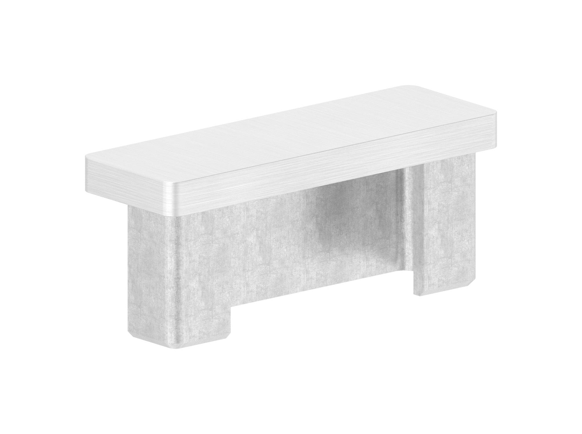Rohrabschlussstopfen für Rohr 60 x 20 x 2,0 mm