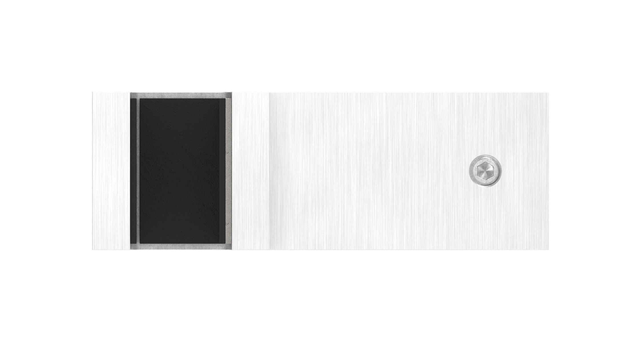 Glasverbinder 90°, für Glasstärke 12.00 - 12.76 mm, V4A