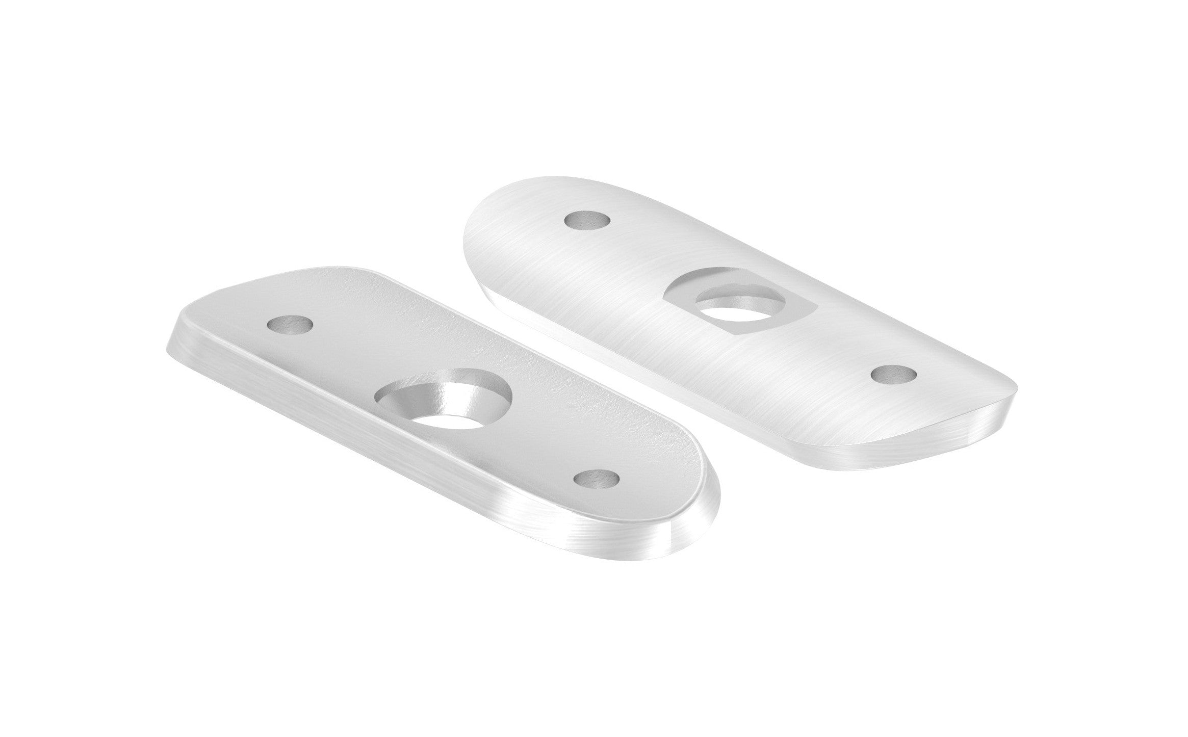 Handlaufanschlussplatte für Rohr Ø 42,4 mm, zum Vernieten