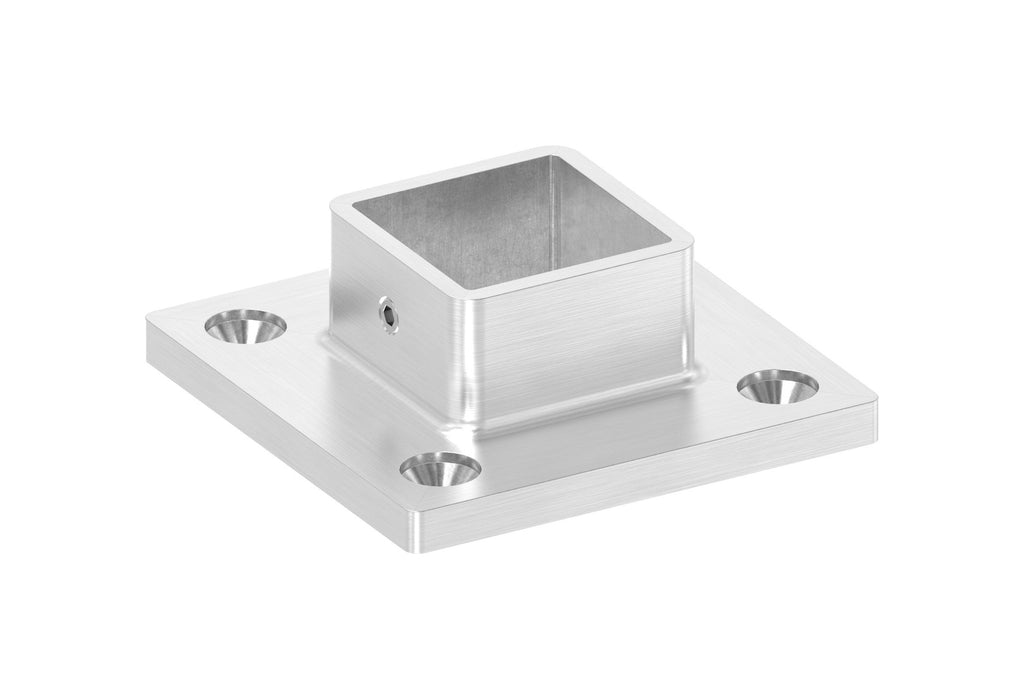 Bodenanker für Rohr 30 x 30 mm