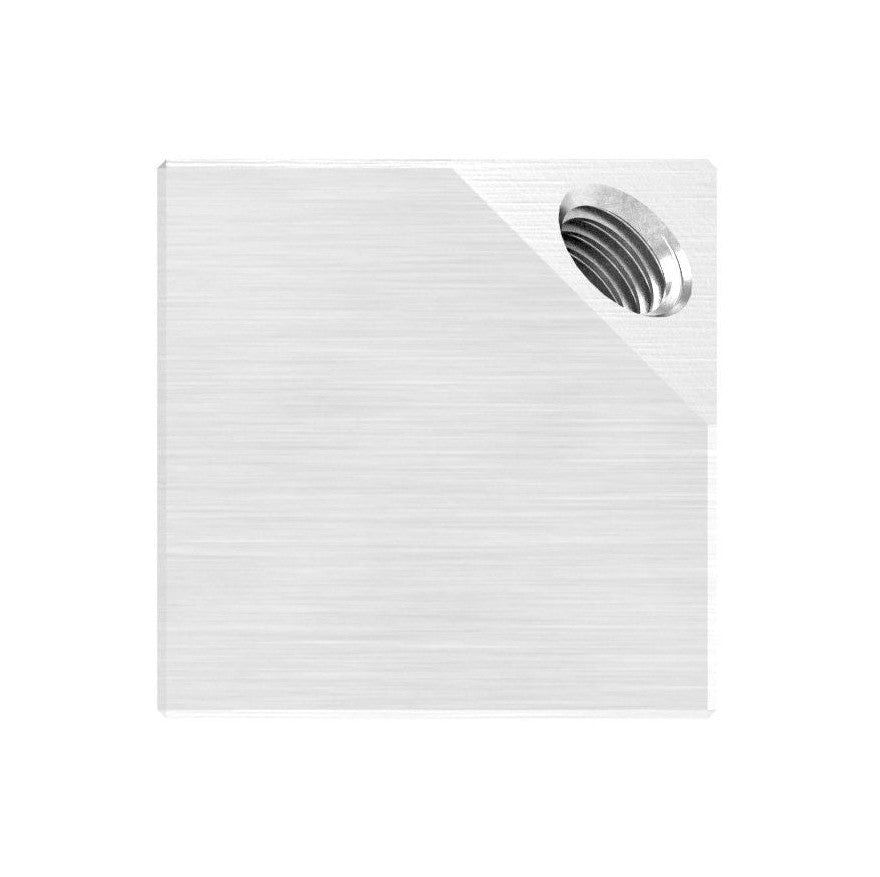 Edelstahl Würfel, mit Innengewinde M8, V2A