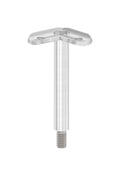 Handlaufstütze zum Schrauben, Stift mit Außengewinde M8 und Handlaufanschlussplatte 90°, V2A