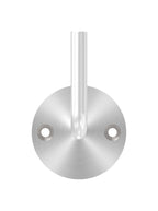 verschraubter Handlaufhalter mit 2 Bohrungen, zum Anschweißen des Handlaufs, V2A