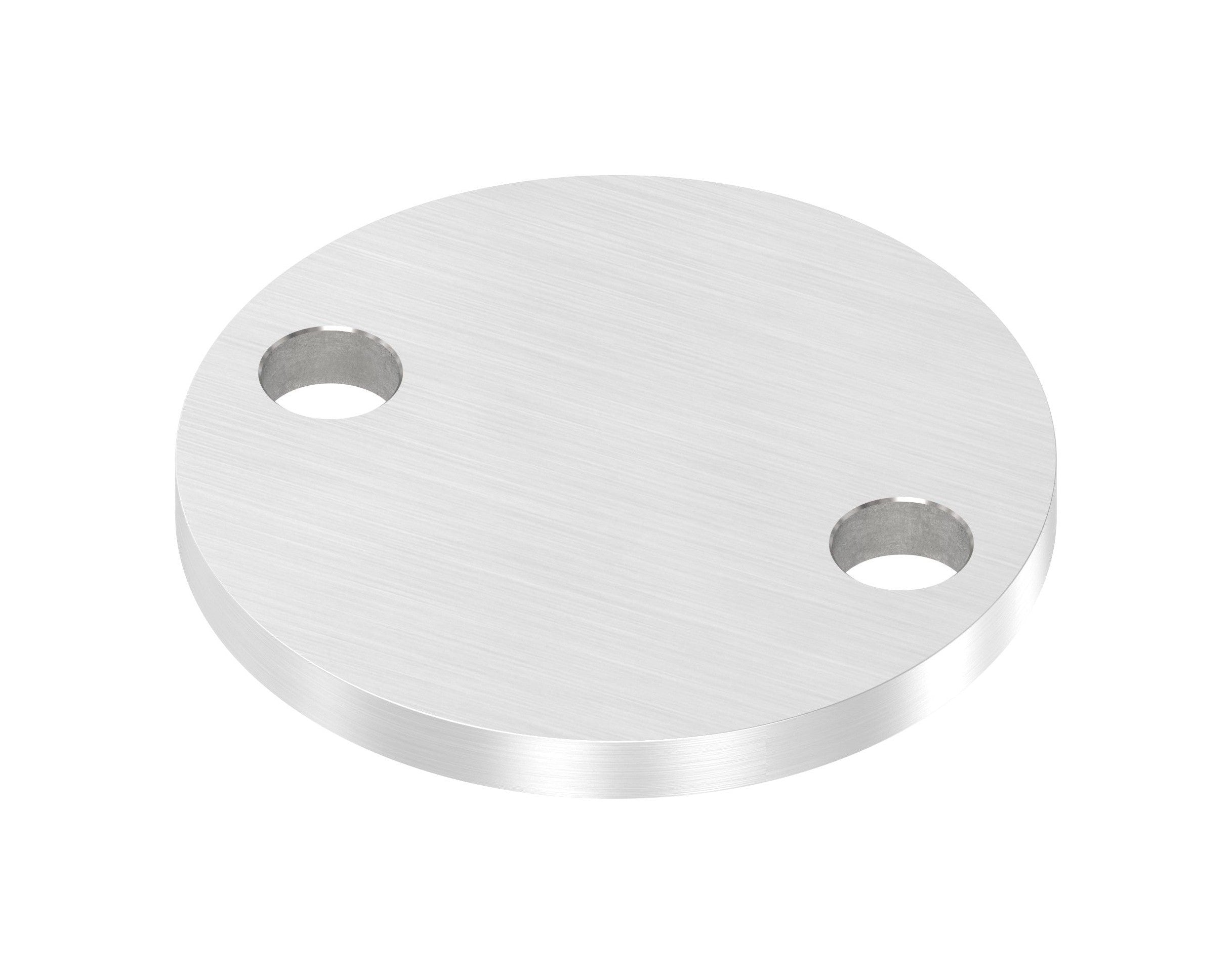Ankerplatte Ø 70 x 6 mm mit Längsschliff