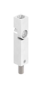 Gelenkstift Edelstahl, quadratisch, drehbar 360°, 1 x Außengewinde, 1 x Innengewinde, V2A