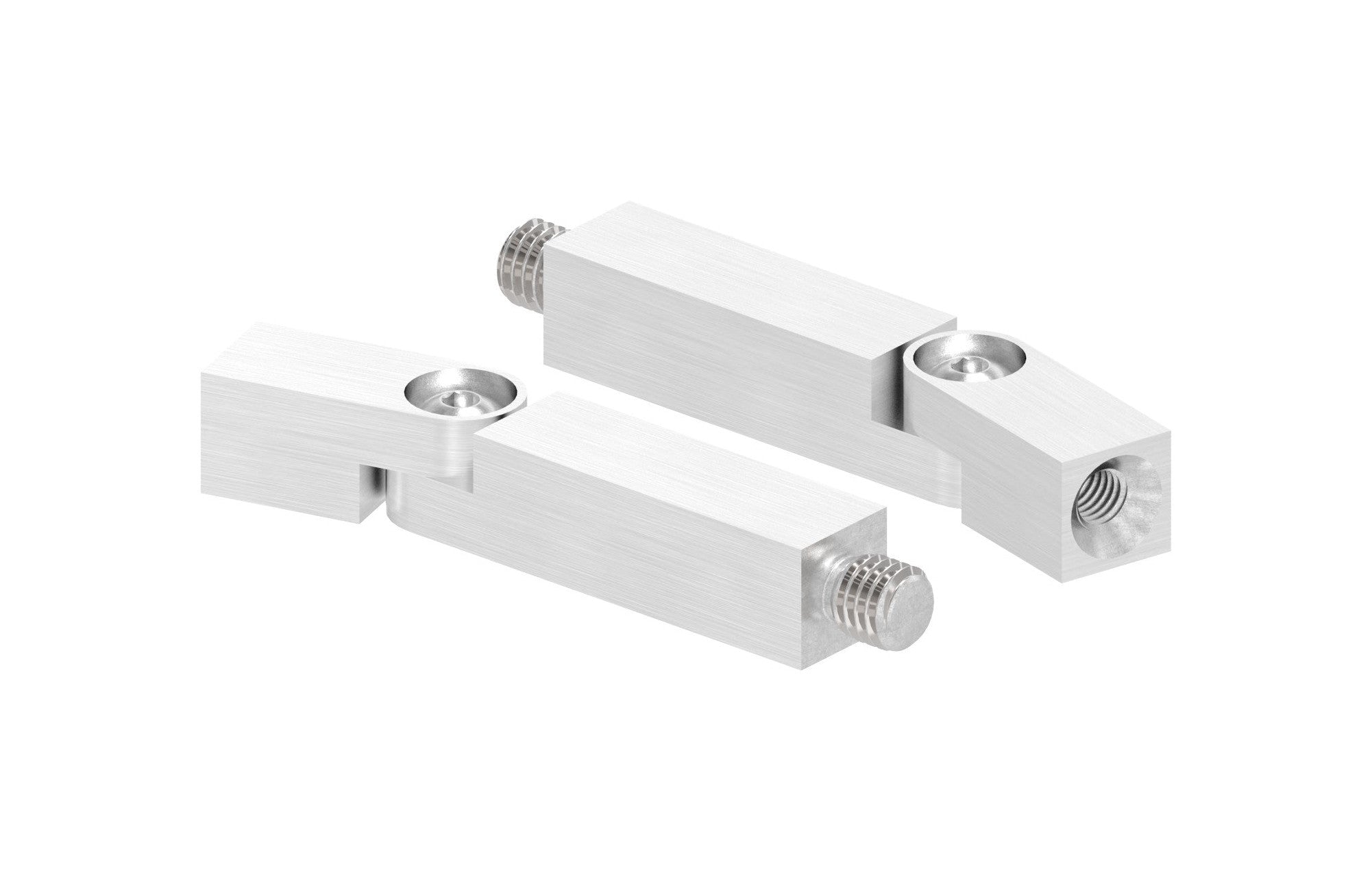 Gelenkstift Edelstahl, quadratisch, 1 x Außengewinde, 1 x Innengewinde, V2A