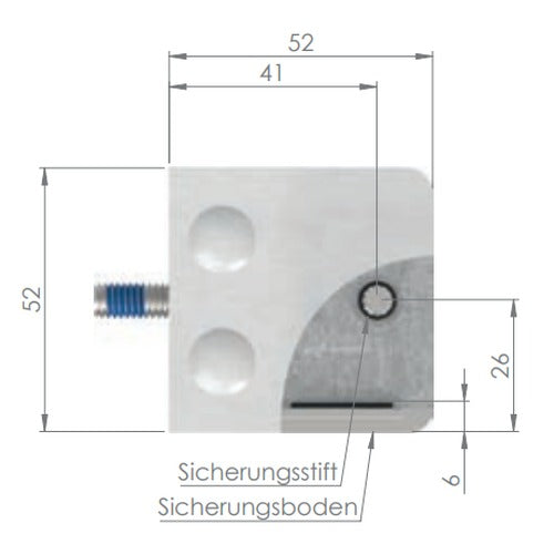 Glasklemme ohne AbZ Modell 14