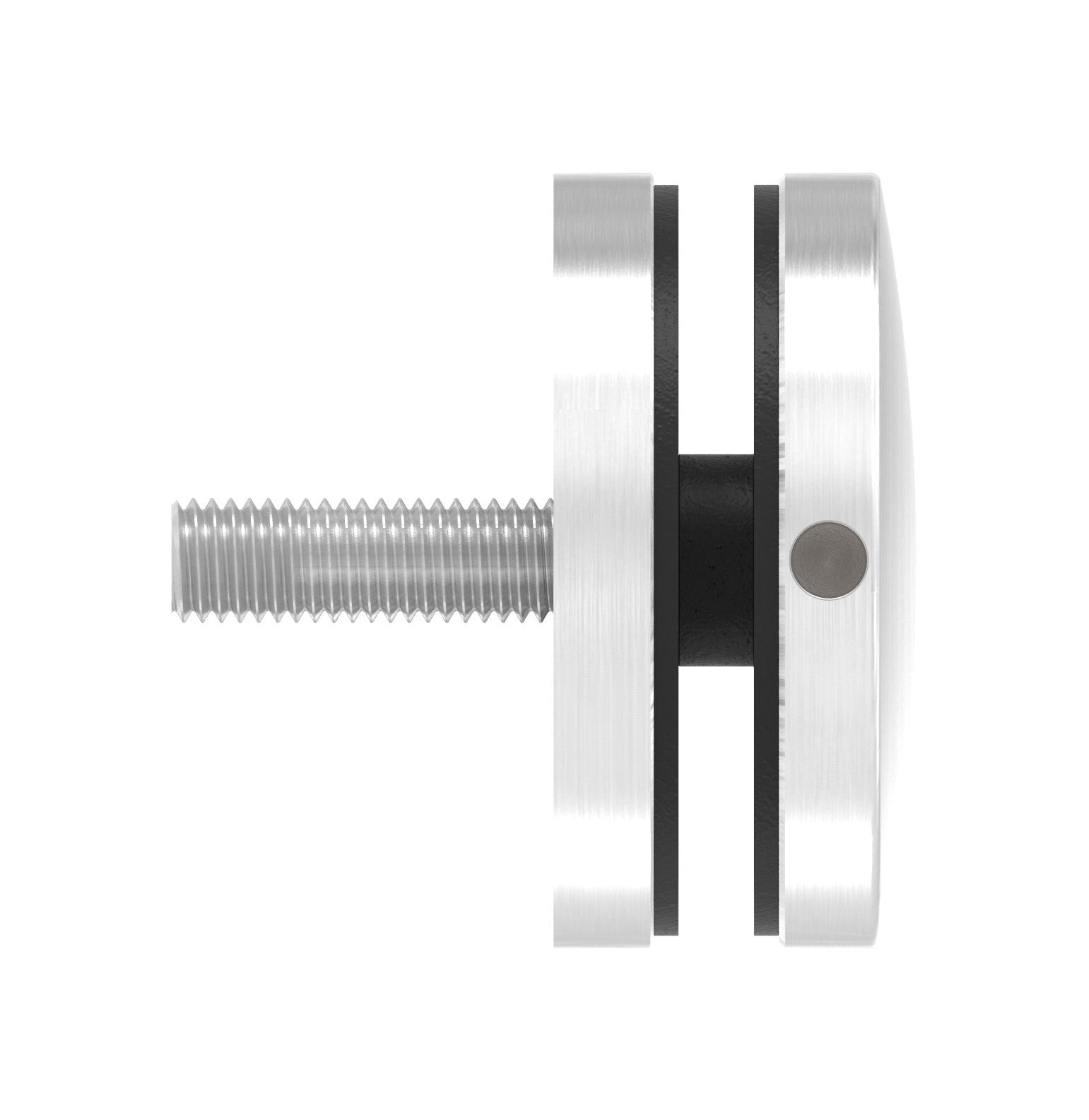 Glaspunkthalter Ø 62 mm, Klemmbereich 6.0 - 21.52 mm, V2A