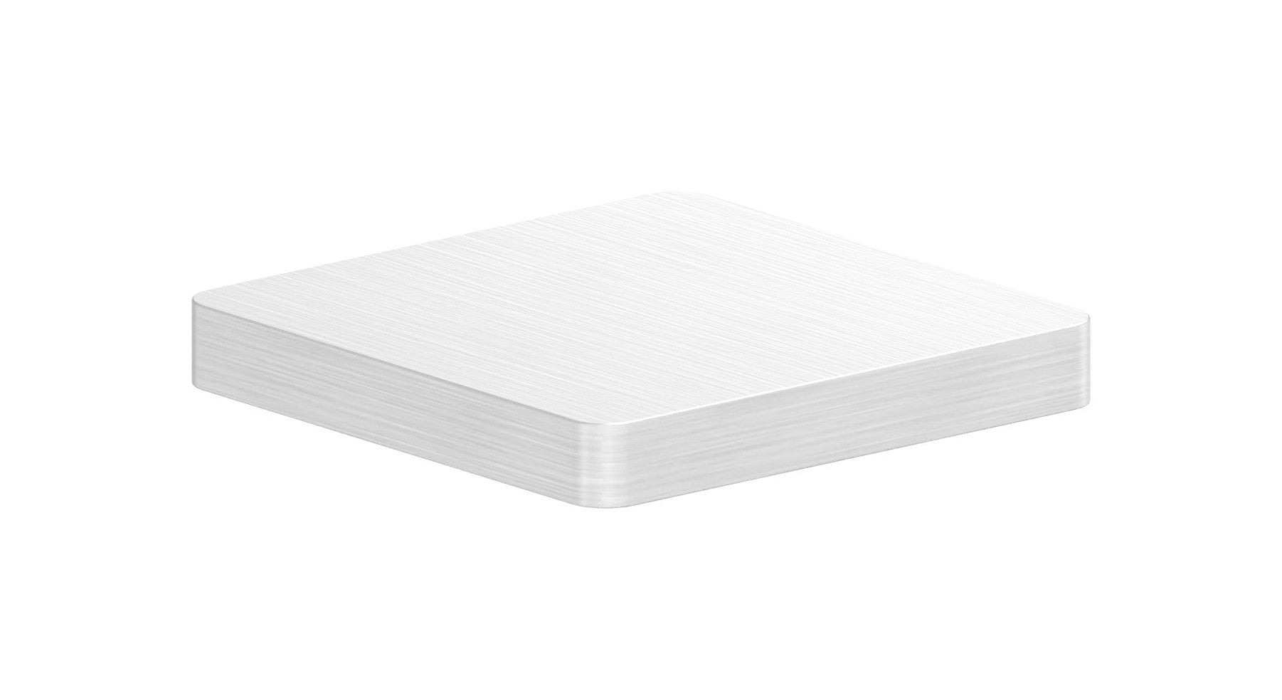 Flachkappe Stärke 4 mm für Rohr 30 x 30 mm