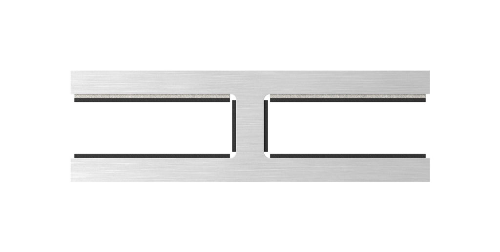 Glasverbinder 180°, für Glasstärke 12.00 - 12.76 mm, V4A