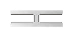Glasverbinder 180°, für Glasstärke 12.00 - 12.76 mm, V4A