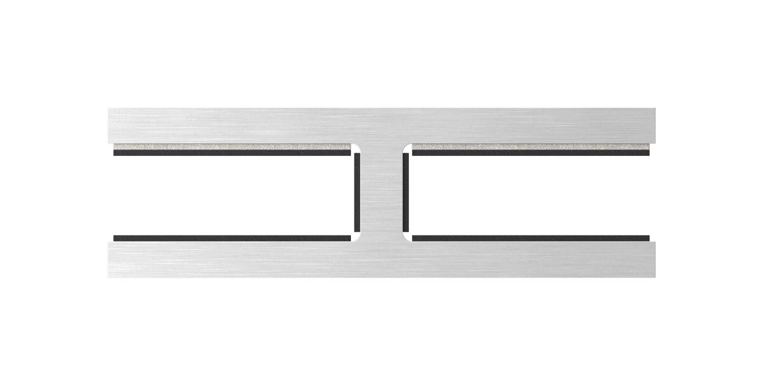 Glasverbinder 180°, für Glasstärke 12.00 - 12.76 mm, V4A