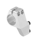 Stopper für Glastürhalter mit Einzelrollwagen, Ausführung rechts oder links, V2A