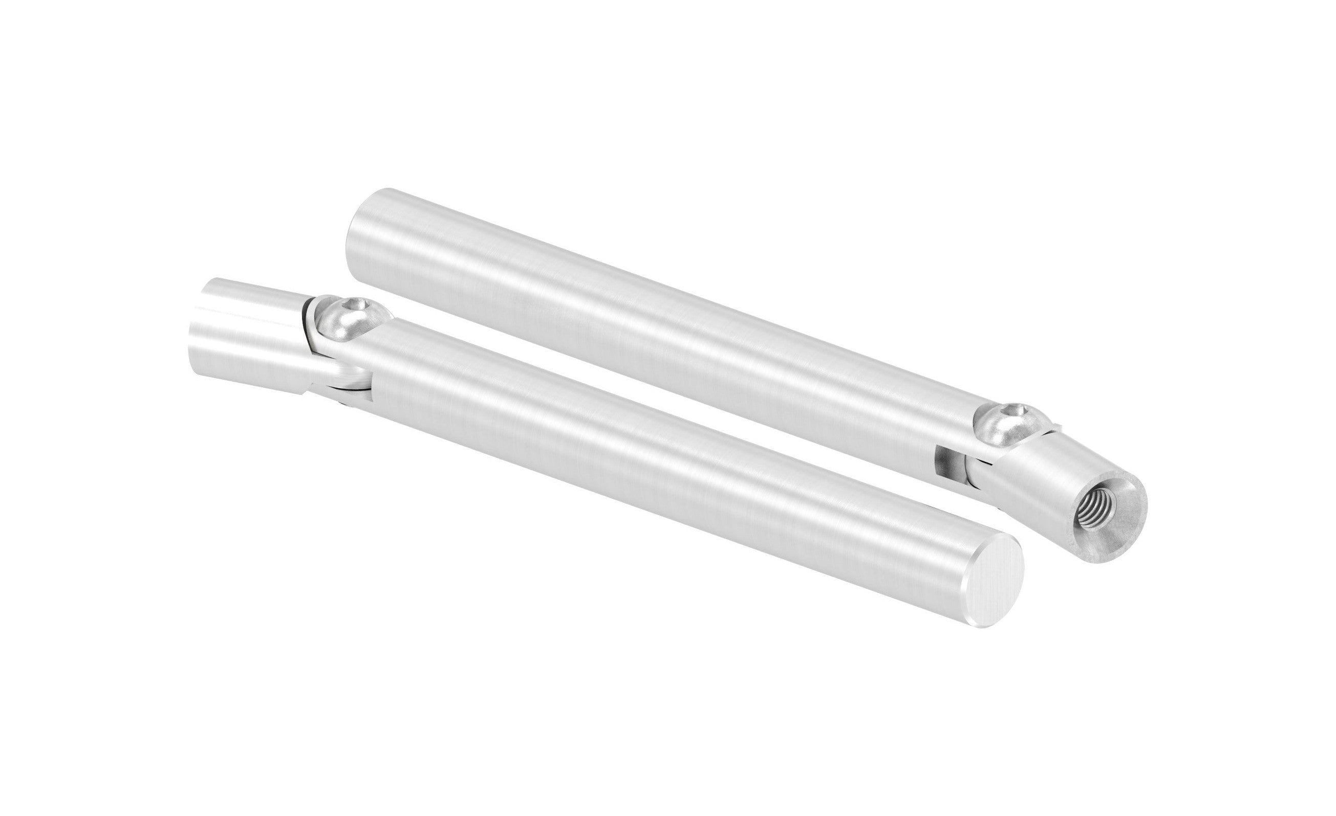 Gelenkstift Edelstahl, 1 x Innengewinde, 1 x flach zum Anschweißen, V2A
