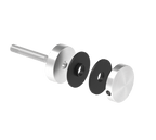 Glaspunkthalter Ø 62 mm, Klemmbereich 6.0 - 21.52 mm, V2A