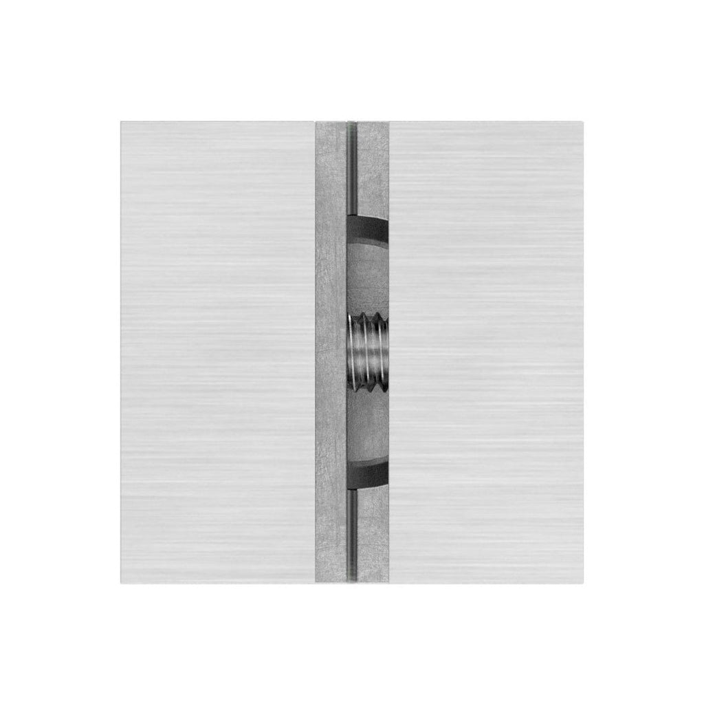 Blechhalter für quadratisches Klemmprofil 20 x 20 mm, V2A