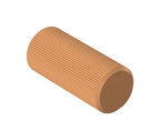 90° Endbogen für Holzhandlauf Buche, Ø 42 mm, geschliffen und lackiert, für den Innenbereich