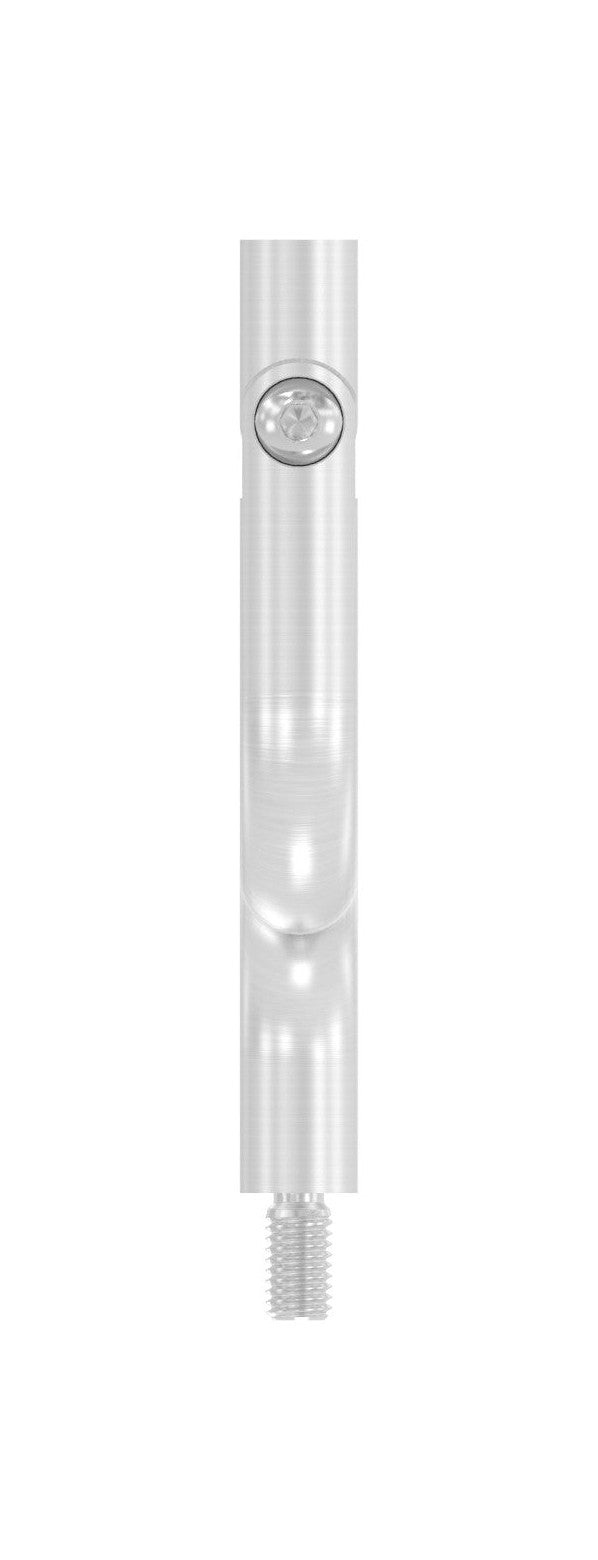 Gelenkbügel Edelstahl 2 x 90° gebogen,1 x Außengewinde, 1 x Innengewinde, V2A