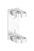 Edelstahl Wandbefestigung für Geländerpfosten zum Spannen, Platte 130 x 55 x 8 mm, V2A