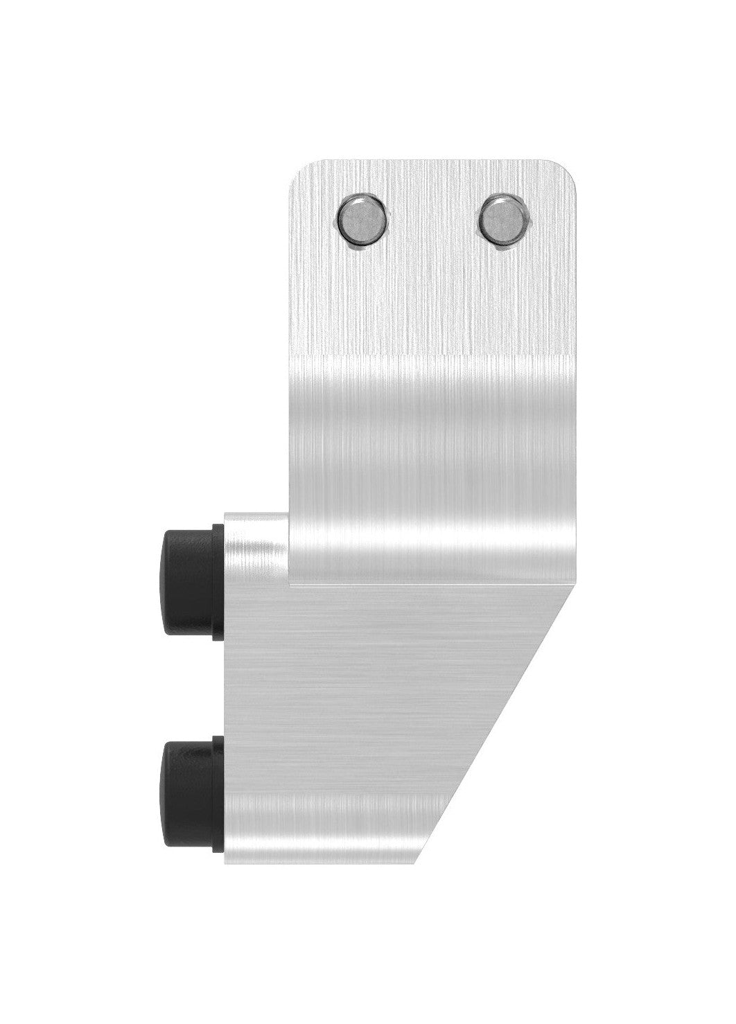 Stopper für Glastürhalter mit Einzelrollwagen, Ausführung rechts oder links, V2A