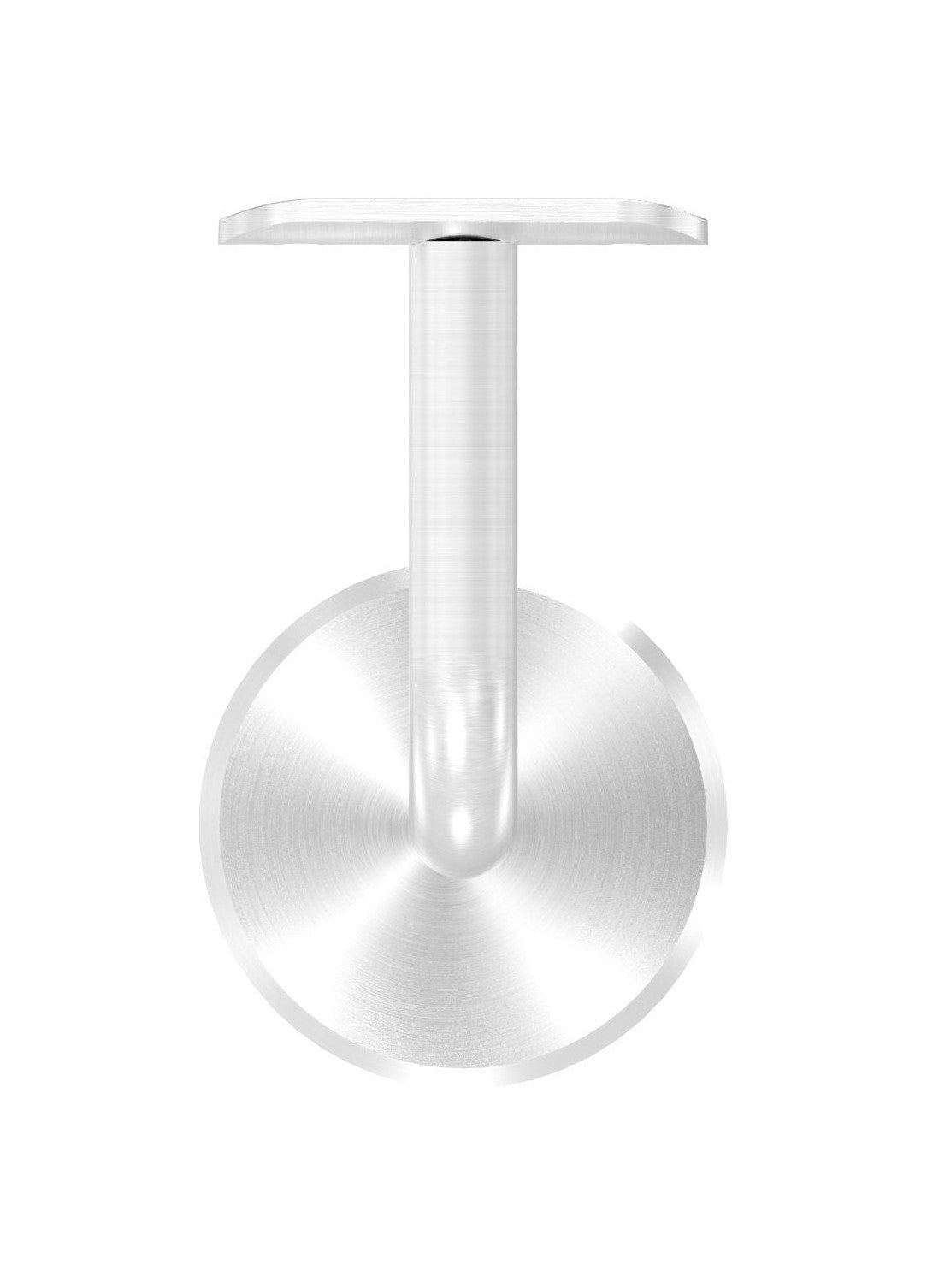 -AKTION- Handlaufhalter mit Stockschraube und Anschlussplatte, zum Anschrauben des Handlaufs, V2A