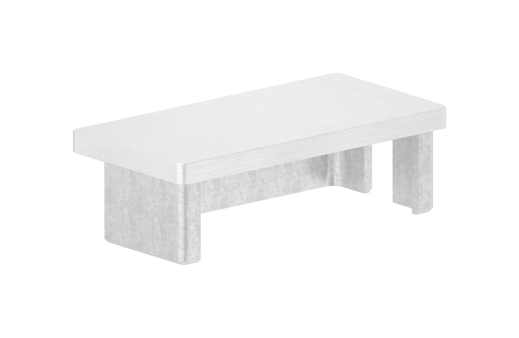 Rohrabschlussstopfen für Rohr 80 x 40 x 2,0 mm