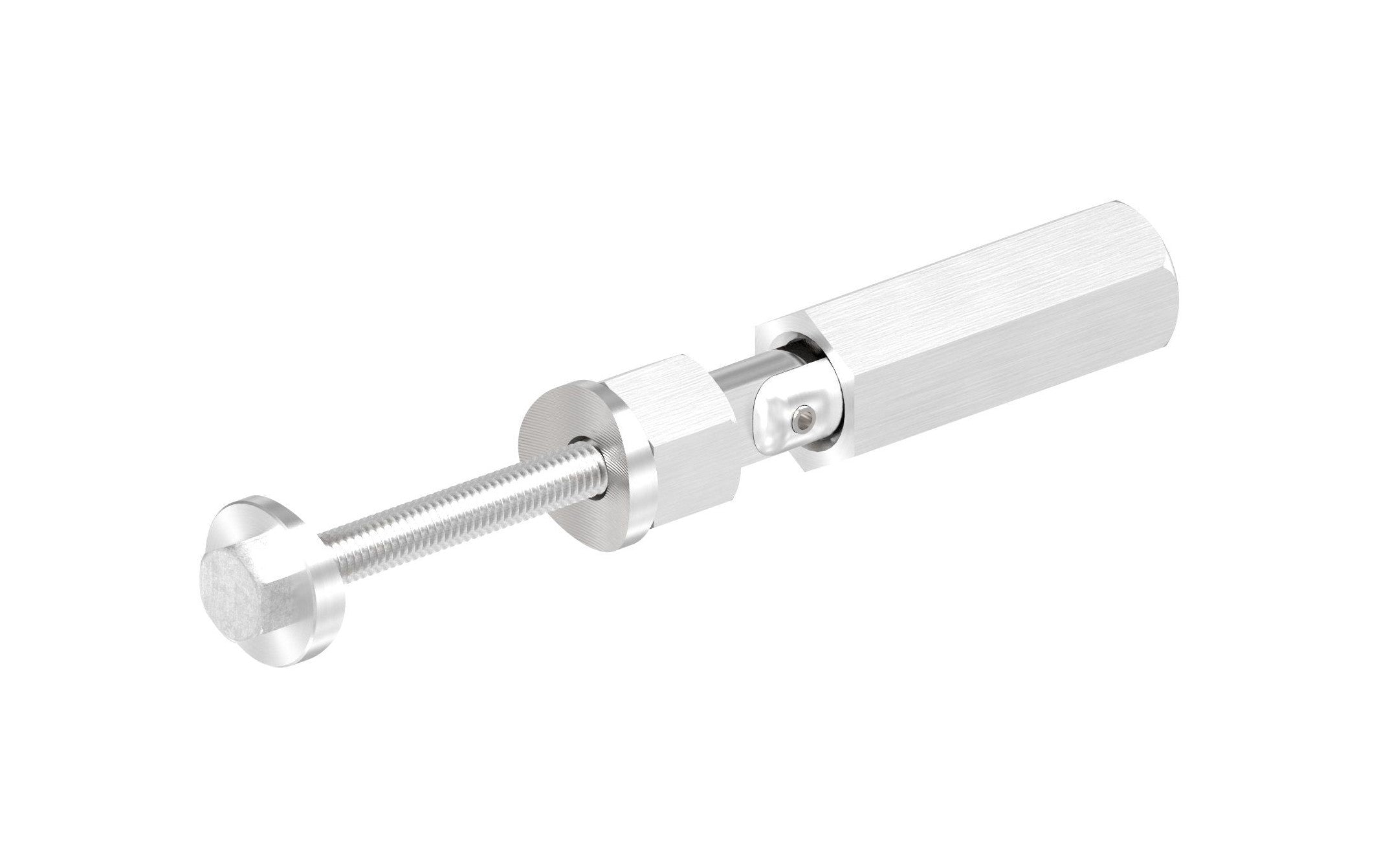 Gewindeterminal zur Selbstmontage, mit Gelenk, für Pfosten 42,4 mm, V2A